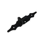 Plaatduim rustica 16 mm mat zwart, Nieuw, Overige materialen, Klink of Kruk
