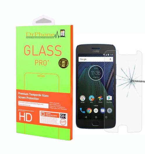 DrPhone Moto G5s Glas - Glazen Screen protector - Tempered, Télécoms, Téléphonie mobile | Housses, Coques & Façades | Marques Autre