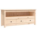 TV-Meubel Grenen 114cm | Retour Deal | 40% Korting!, Huis en Inrichting, 100 tot 150 cm, Verzenden, Nieuw, Landelijk