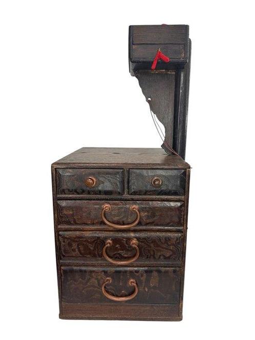 Kabinet - Iepenhout - Japan - Edo Periode (1600-1868) -, Antiek en Kunst, Antiek | Overige Antiek