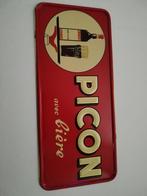 PLAQUE PUBLICITAIRE PICON BIERE - Plaque émaillée - Acier