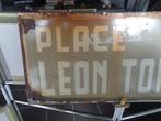 Place Leon Tombeu - Emaille plaat - Emaille, Antiek en Kunst