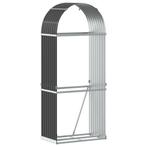Haardhoutopslag 190cm Antraciet | Retour Deal | -55%, Verzenden, Nieuw, Metaal, Overige typen