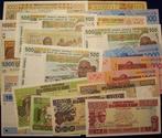 Wereld. - 23 Banknotes from Africa (Former French