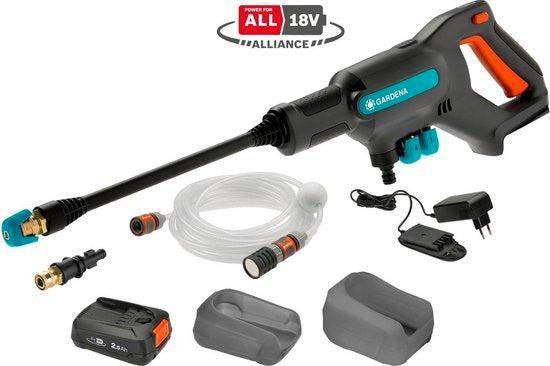 2dekans | GARDENA - Accu hogedrukreiniger - Aquaclean - 18V, Jardin & Terrasse, Outils à main, Enlèvement ou Envoi