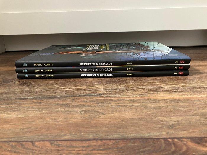 De Verhoeven brigade 1 t/m 3 - Opeenvolgende reeks HC - 3, Boeken, Stripverhalen