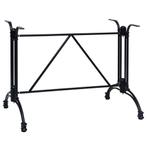 vidaXL Bistrotafelpoot 93x60x72 cm gietaluminium zwart, Huis en Inrichting, Tafelonderdelen, Verzenden, Nieuw