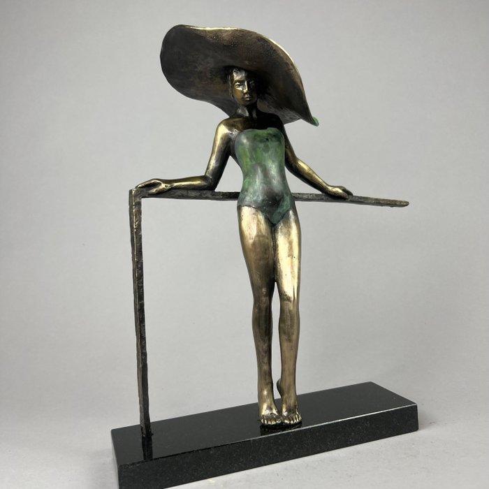 J. Zak (XX-XXI) - On the holiday - bronze, Antiek en Kunst, Kunst | Designobjecten