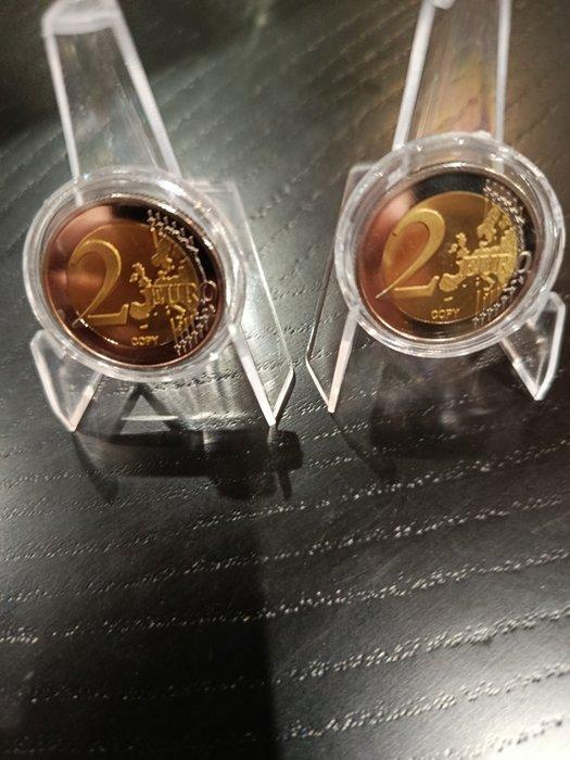 Monaco. 2 Euro (Zonder minimumprijs), Postzegels en Munten, Munten | Europa | Niet-Euromunten