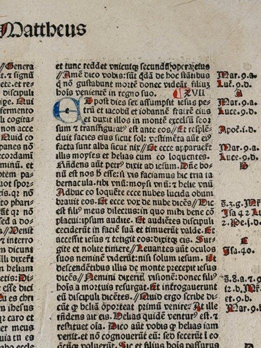 Nicolaus de Lyra - Biblia latina postilis Nicolai de Lyra,, Antiek en Kunst, Antiek | Boeken en Manuscripten