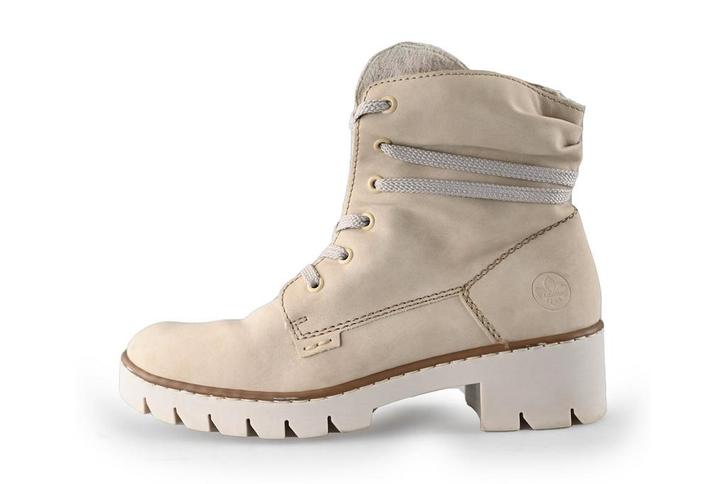 Rieker veterboots in maat 41 Beige | 5% korting, Kleding | Dames, Schoenen, Beige, Gedragen, Overige typen, Verzenden