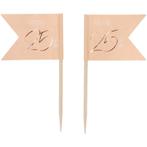 Prikkers 25 Jaar Rose Goud 6,5cm 36st, Verzenden, Nieuw
