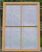 afrormosia houten raam , chassis , venster 98 x 133, 75 tot 150 cm, Raamkozijn, Nieuw, Ophalen of Verzenden