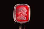 Sasanian Intaglio in Victoriaans gouden zegel (Zonder