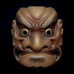 Rare Mask - Japan Wooden Noh Mask of Chu-Beshimi (/, Antiek en Kunst