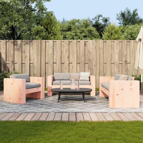 vidaXL 2-delige Loungeset massief douglashout, Tuin en Terras, Tuinsets en Loungesets, Loungeset, Nieuw, Verzenden