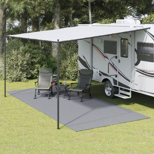 vidaXL Tenttapijt 6x2,5 m lichtgrijs, Caravans en Kamperen, Tentaccessoires, Nieuw, Verzenden