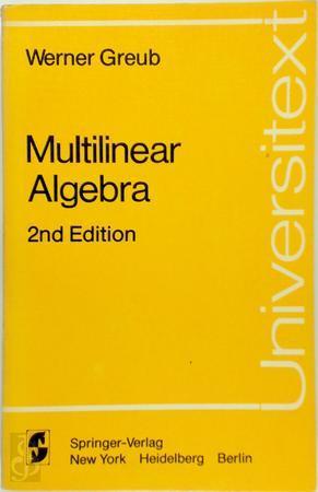 Multilinear Algebra, Livres, Langue | Langues Autre, Envoi