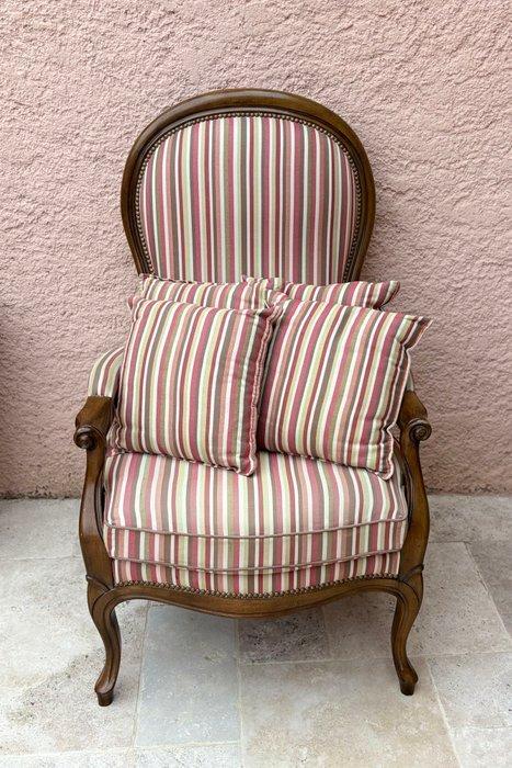 Fauteuil à la reine - Voltaire - Hout, Antiquités & Art, Curiosités & Brocante