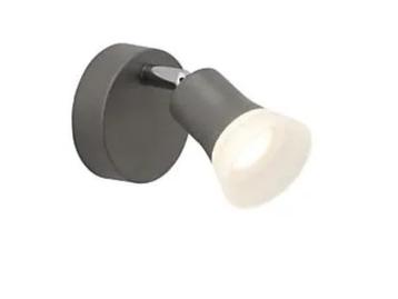 Veiling - LED-spot Shiny Spoti metaal/PVC antraciet 4 W beschikbaar voor biedingen