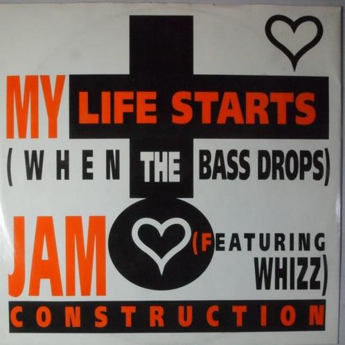 Jam Construction - My life starts (When the bass drops) -..., CD & DVD, Vinyles Singles, Pop