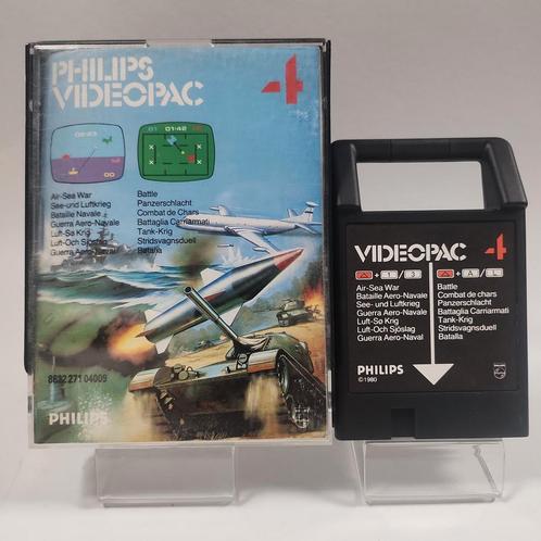 Philips Videopac 4 Air-Sea War/ Battle Boxed, Computers en Software, Vintage Computers, Ophalen of Verzenden