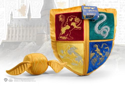 Harry Potter Hogwarts Crest & Snitch Kussen, Verzamelen, Harry Potter, Ophalen of Verzenden