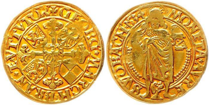 Duitsland, Brandenburg-Franken, Georg der Fromme, alleen, Postzegels en Munten, Munten | Europa | Niet-Euromunten