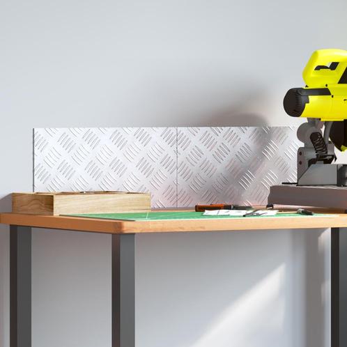vidaXL Aluminium Antislip Platen - 2 stuks - 40x20 cm, Doe-het-zelf en Bouw, Ladders en Trappen, Nieuw, Verzenden