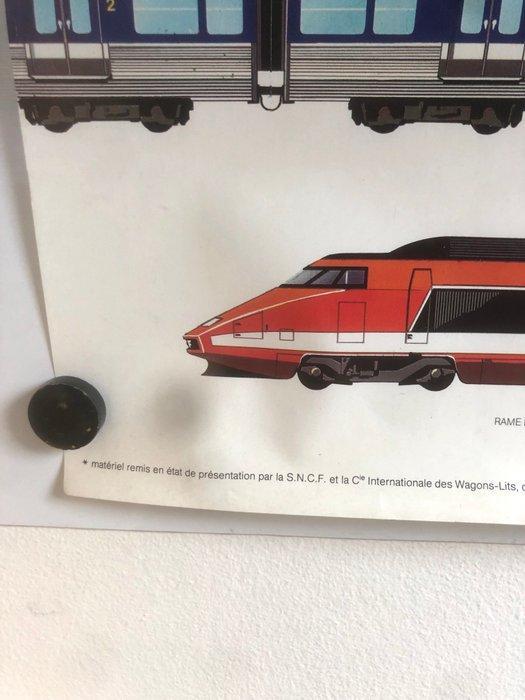 Michel Lamarche - Michel Lamarche - Affiche SNCF originale -, Antiquités & Art, Art | Dessins & Photographie