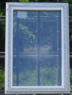 pvc raam , chassis , venster 96 x 142 wit / zwart ral 9005, Doe-het-zelf en Bouw, Raamkozijnen en Schuifdeuren, 75 tot 150 cm