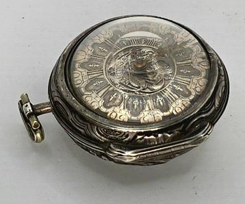 Martineau - London - Massive Silber Sackuhr -