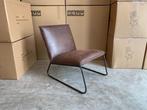 Veiling - Fauteuil Cas - Design - Lounge - Stof - Bruin - Do, Huis en Inrichting, Fauteuils, Nieuw