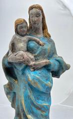 Beeld, Madonna met kind - 48 cm - Hout