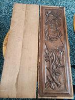 Decoratief ornament (2) - Frankrijk - Eiken panelen set, Antiek en Kunst