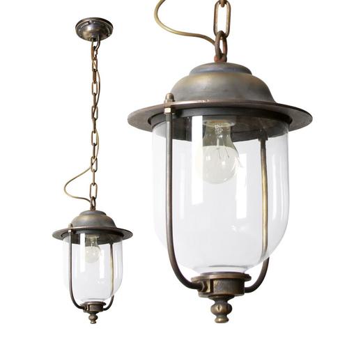 Buitenverlichting brons-koper Hanglamp Lindau L, Tuin en Terras, Buitenverlichting, Verzenden