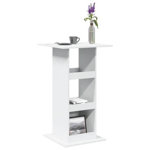vidaXL Bartafel met opbergruimte 60x60x102 cm bewerkt hout, Huis en Inrichting, Tafels | Eettafels, Nieuw, Verzenden