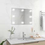 vidaXL Wandspiegel zonder lijst met LED-lampen rechthoekig, Huis en Inrichting, Woonaccessoires | Spiegels, Verzenden, Nieuw