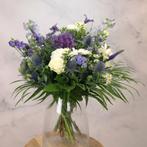 NIEUW - Boeket Violetta DELUXE - blauw/paars/wit, Maison & Meubles, Plantes d'intérieur, Verzenden