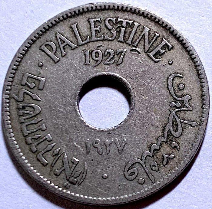 Palestina. Two Pieces , 10 Mils. First Year of Issue 1927, Postzegels en Munten, Munten | Azië