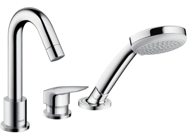 Hansgrohe Logis - 3-gats badrandcombinatie - handdouche met, Huis en Inrichting, Woonaccessoires | Overige, Zo goed als nieuw