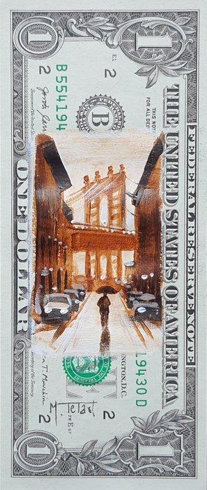 Michele Telari - Manhattan bridge, Antiek en Kunst, Kunst | Schilderijen | Modern