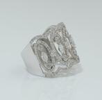 Statement ring - 14 karaat Witgoud - 2.12ct. tw. Diamant