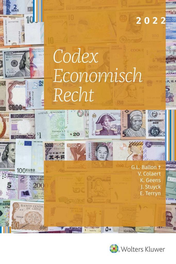 Codex economisch recht 2022 9789403025889, Boeken, Overige Boeken, Zo goed als nieuw, Verzenden