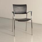 Dynamobel vergaderstoel, zwart, 4-poot onderstel, Huis en Inrichting, Stoelen, Ophalen of Verzenden, Gebruikt