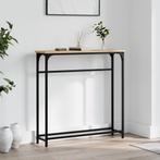vidaXL Wandtafel 75x19,5x75 cm bewerkt hout sonoma, Huis en Inrichting, Tafels | Bijzettafels, Verzenden, Nieuw