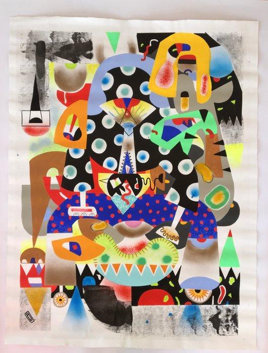 Frantisek Florian - Natashi cycle XL, Antiek en Kunst, Kunst | Schilderijen | Modern