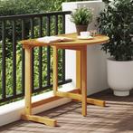 vidaXL Table pliable de balcon 90x60x72 cm bois dacacia, Neuf, Verzenden
