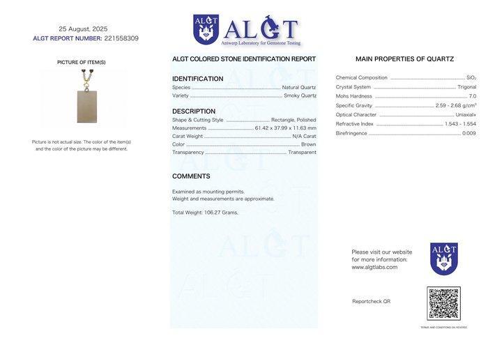 ALGT Gecertificeerd - Grote en Meesterlijke Natuurlijke, Verzamelen, Mineralen en Fossielen