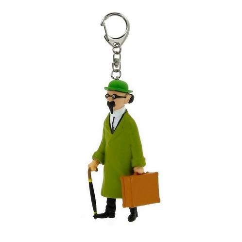 Kuifje PVC Sleutelhanger Zonnebloem met Valies 6 cm, Verzamelen, Stripfiguren, Ophalen of Verzenden
